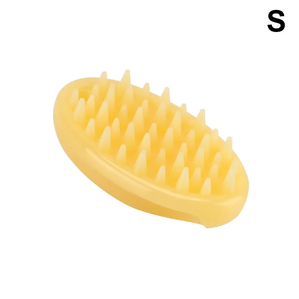 Brosse de massage en poils doux de silicone pour chat