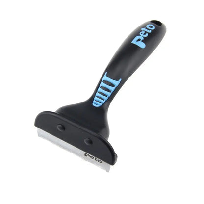 Brosse de toilettage en plastique en forme de rasoir pour chat