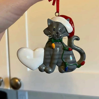 Cadeau Fan De Chat Chat À Suspendre Dans Le Sapin De Noël