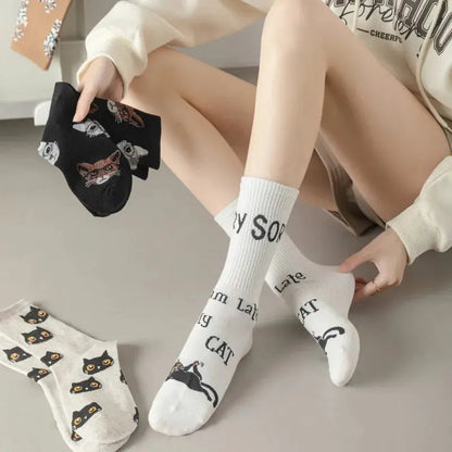 Cadeau Fan De Chat Chaussettes Chat