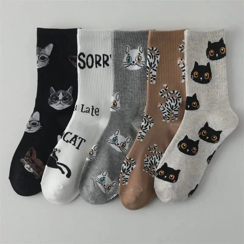 Cadeau Fan De Chat Chaussettes Chat