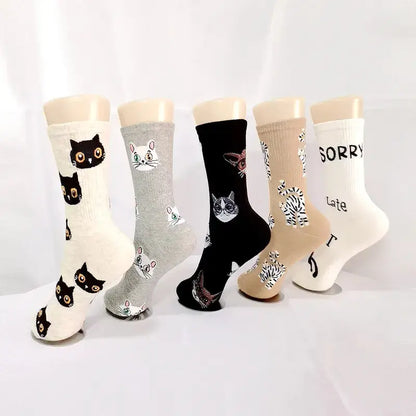 Cadeau Fan De Chat Chaussettes Chat