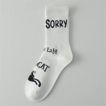 Cadeau Fan De Chat Chaussettes Chat