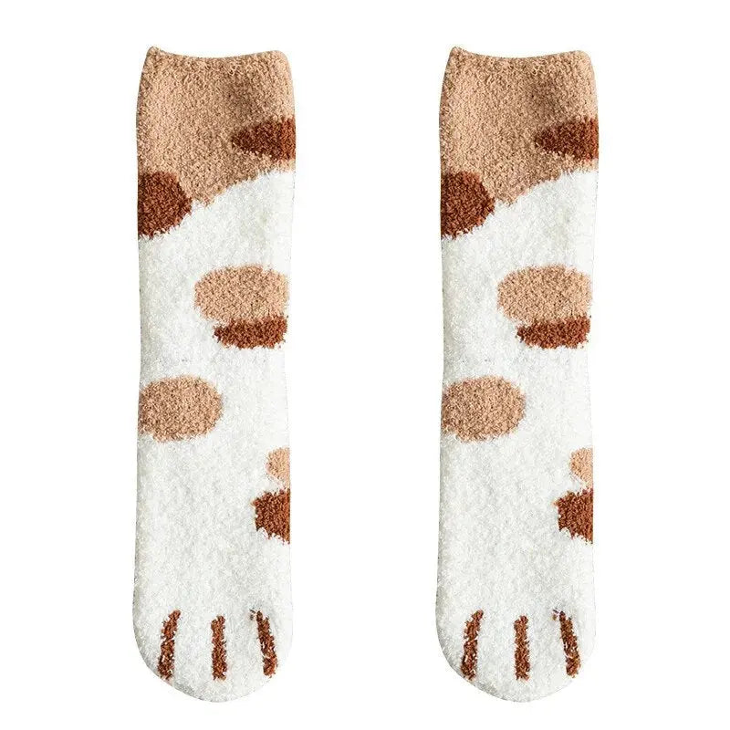 Cadeau Fan De Chat Chaussettes En Forme De Patte De Chat Douce