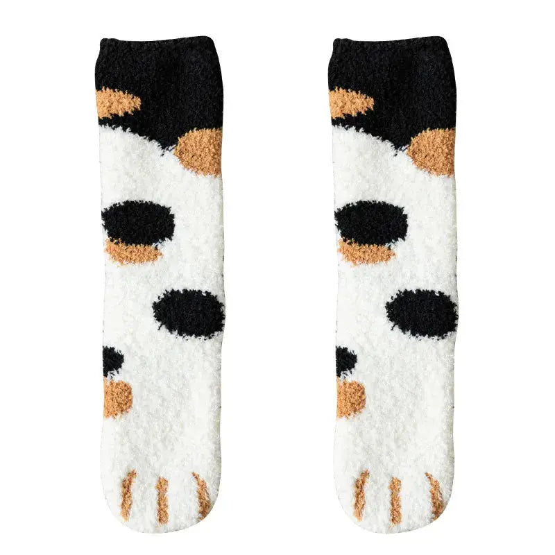 Cadeau Fan De Chat Chaussettes En Forme De Patte De Chat Douce