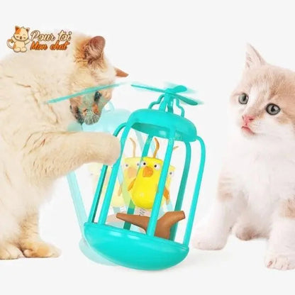 Cage à oiseau ludique pour chat - Titi&GrosMinet™