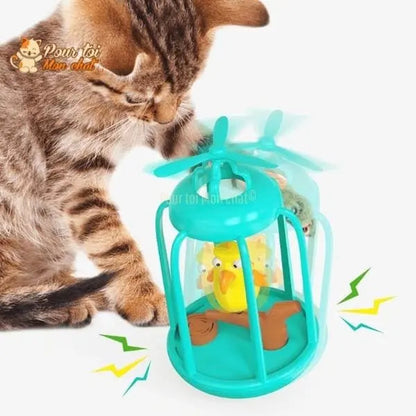 Cage à oiseau ludique pour chat - Titi&GrosMinet™