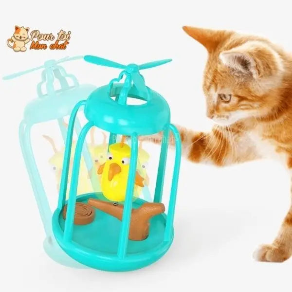 Cage à oiseau ludique pour chat - Titi&GrosMinet™