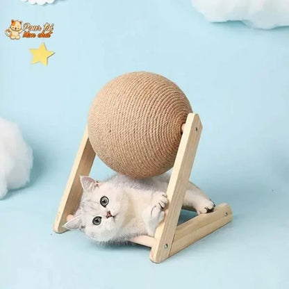 Griffoir brosse boule pour chat - Grif'Ball'Cat™