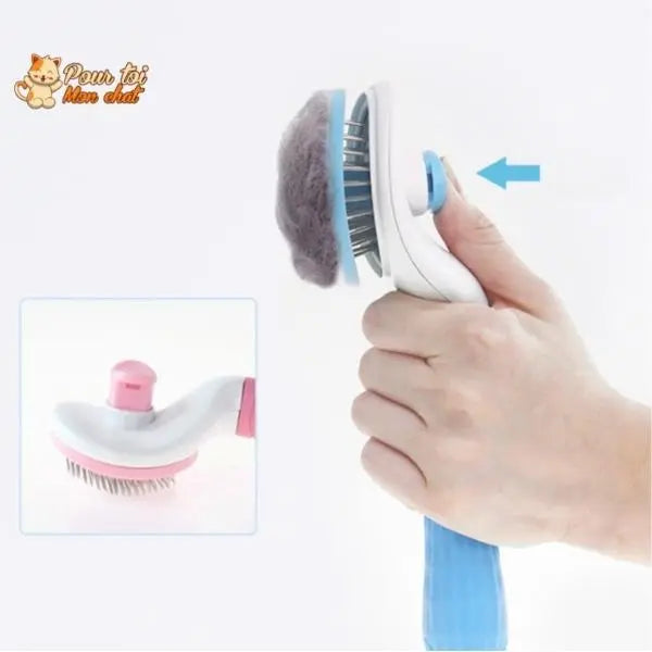 Brosse et peigne pour Poils de Chat - CleanyBrush™