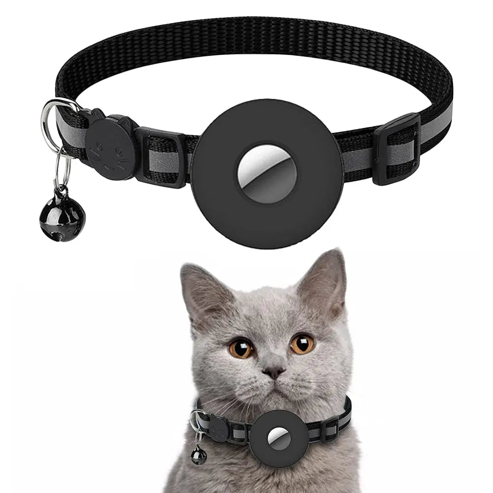 Collier support de repérage GPS pour chat