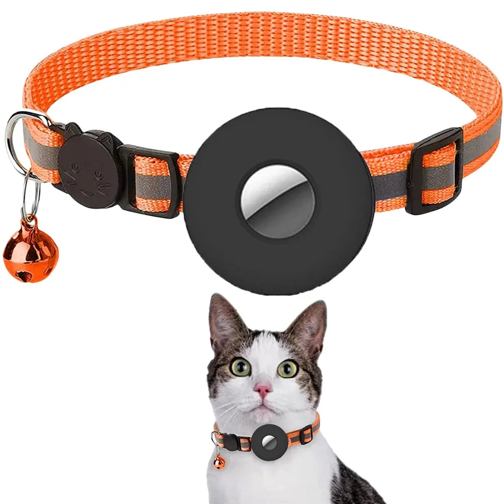 Collier support de repérage GPS pour chat