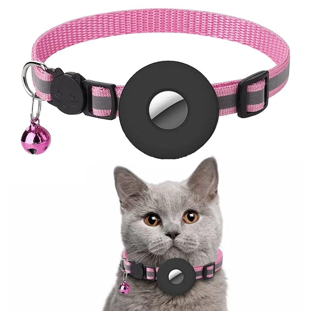 Collier support de repérage GPS pour chat