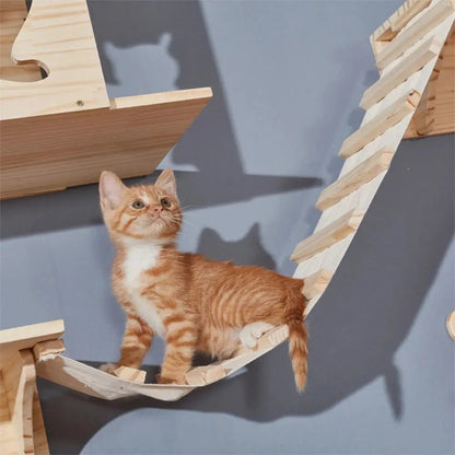 Escalier pour Chat Style Pont Suspendu