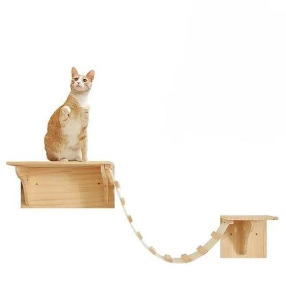 Escalier pour Chat Style Pont Suspendu