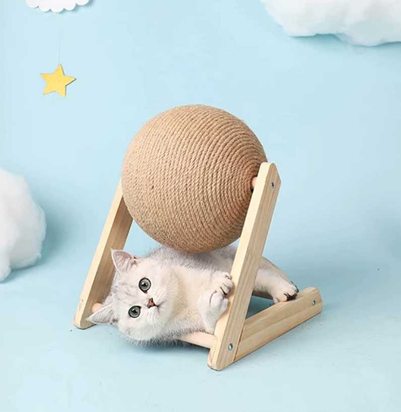 Griffoir brosse boule pour chat - Grif'Ball'Cat™