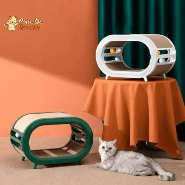 Griffoir ludique, design et spacieux pour chats