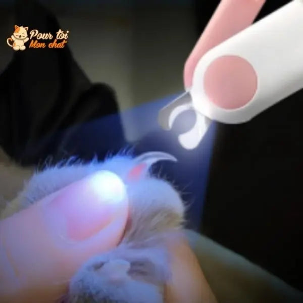 Coupe ongles sécurisé à LED - chat - chien - lapin - GriffouNet’™