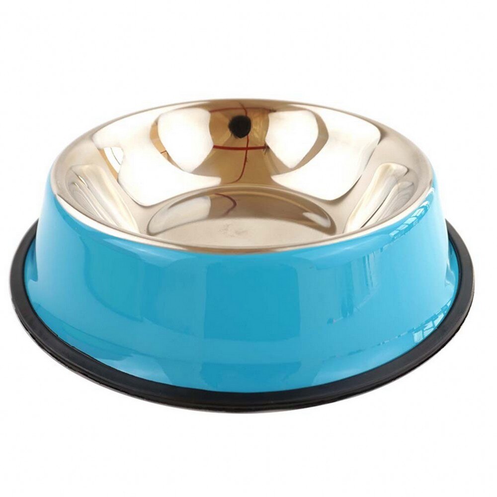 Gamelle pour chat et chien design en inox colorée - Tendre Fripouille