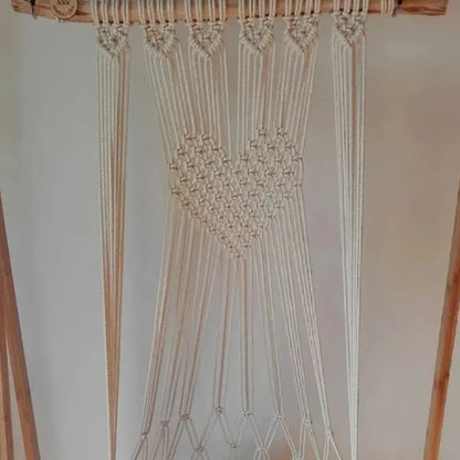 Hamac Pour Chat Blanc En Macramé Sans Coussin