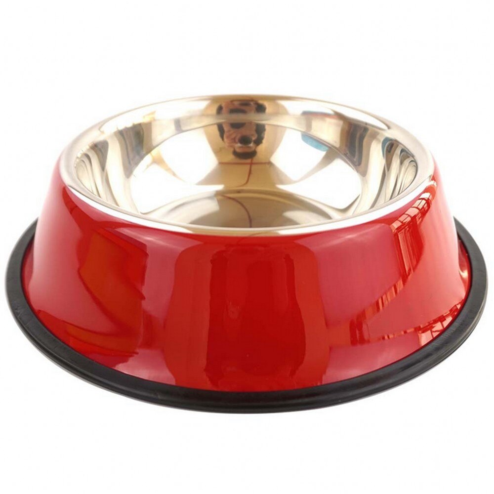 Gamelle pour chat et chien design en inox colorée - Tendre Fripouille