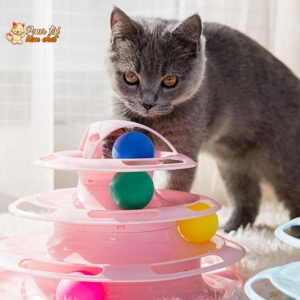 Jouet pour Chat avec Balles - Jeu2pistes™