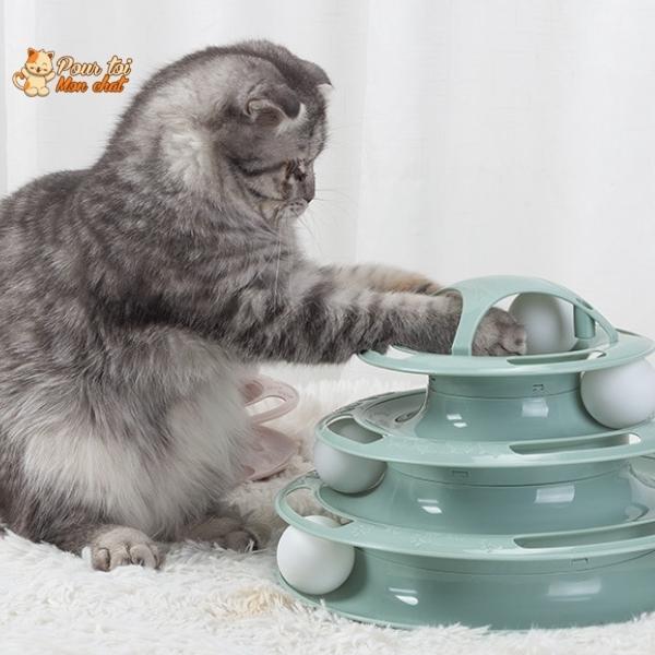 Jouet pour Chat avec Balles - Jeu2pistes™