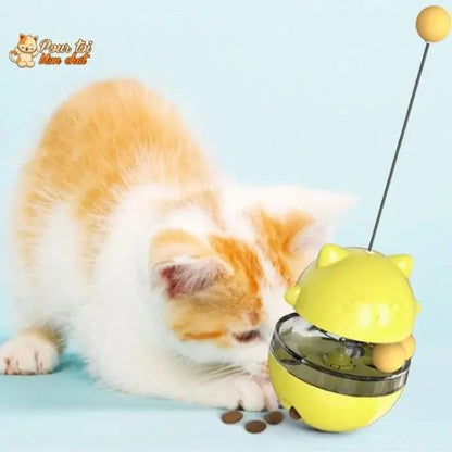 Jouet Distributeur de Friandises pour Chat - Chat’Culbuto™