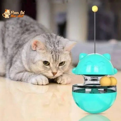 Jouet Distributeur de Friandises pour Chat - Chat’Culbuto™