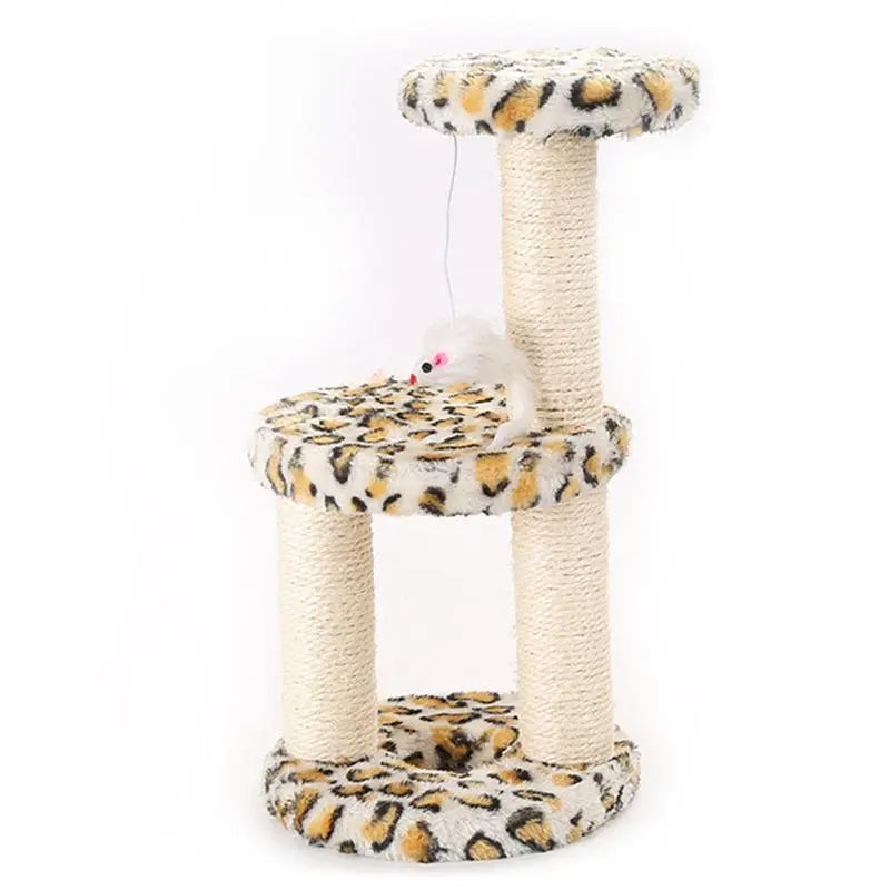 Jouet à gratter en sisal avec souris pour chat