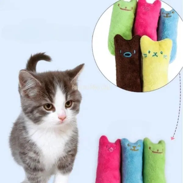 Jouet en peluche pouvant être garni d’herbe à chat - MonDoudouChat™