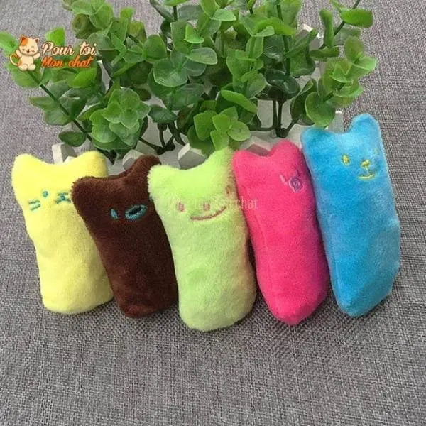 Jouet en peluche pouvant être garni d’herbe à chat - MonDoudouChat™