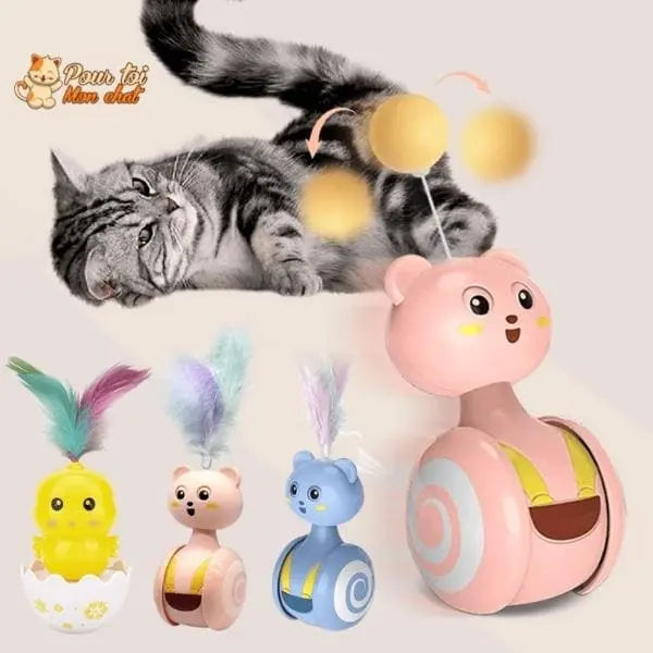 Jouet interactif animé pour chats