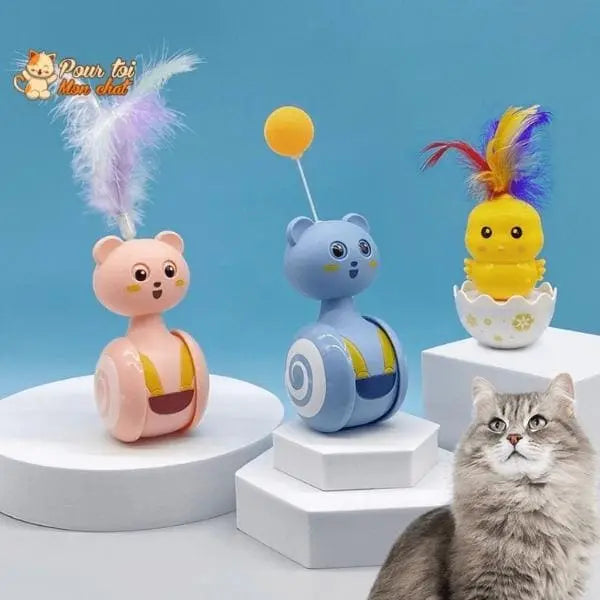 Jouet interactif animé pour chats