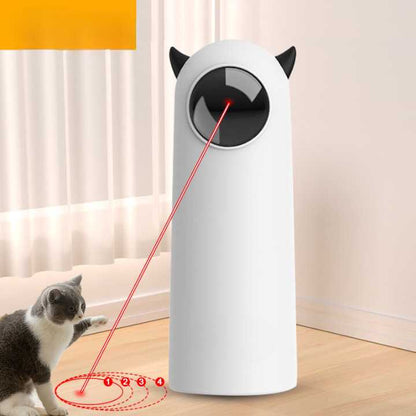 Jouet rotatif laser à LED infrarouge à trois modes pour chat