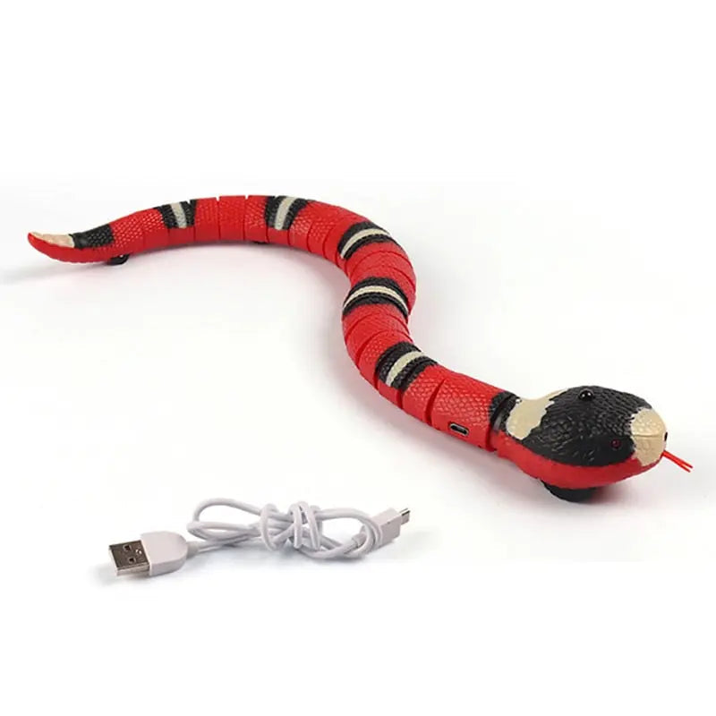 Jouet serpent interactif et intelligent pour chats