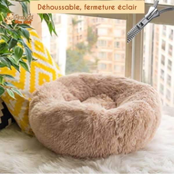 Le Lit / Coussin Relaxant, Confortable & Douillet, déhoussable - Chat - LIT-COUSSINOO™