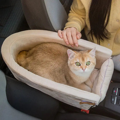 Lit de voiture pliable et confortable pour chat