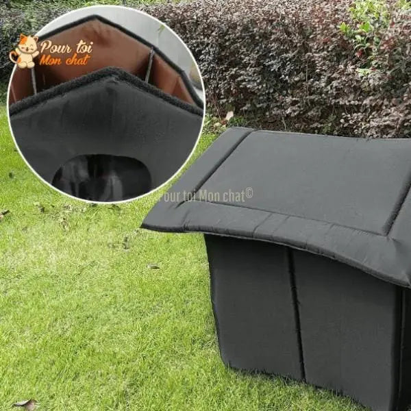 MAISON ÉTANCHE POUR CHAT D’EXTÉRIEUR - CABANE4CAT™