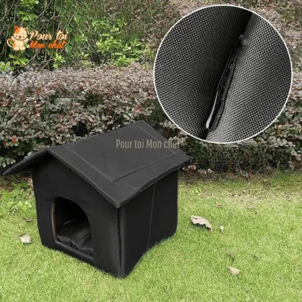 MAISON ÉTANCHE POUR CHAT D’EXTÉRIEUR - CABANE4CAT™