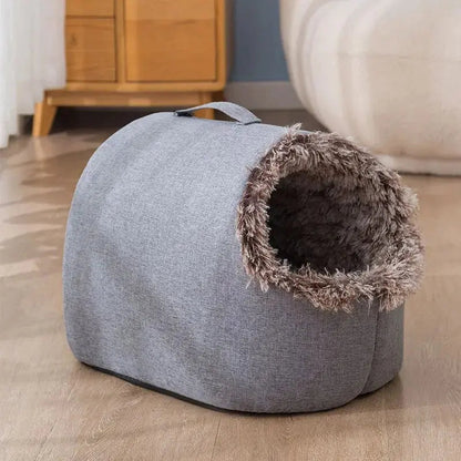 Niche Pour Chat En Peluche Chaude Et Douce