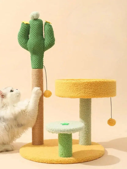 Planche à gratter à cactus pour chat