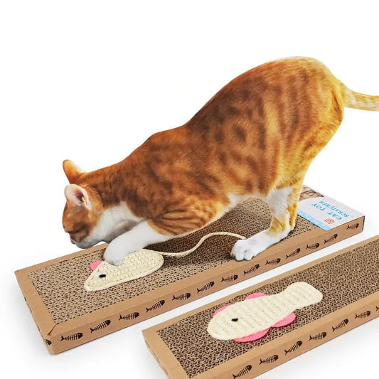 Planche à gratter en papier pour chat