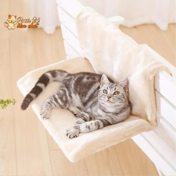 Lit doux fenêtre, lit, radiateur - Pour chat - Poz’Hamac™