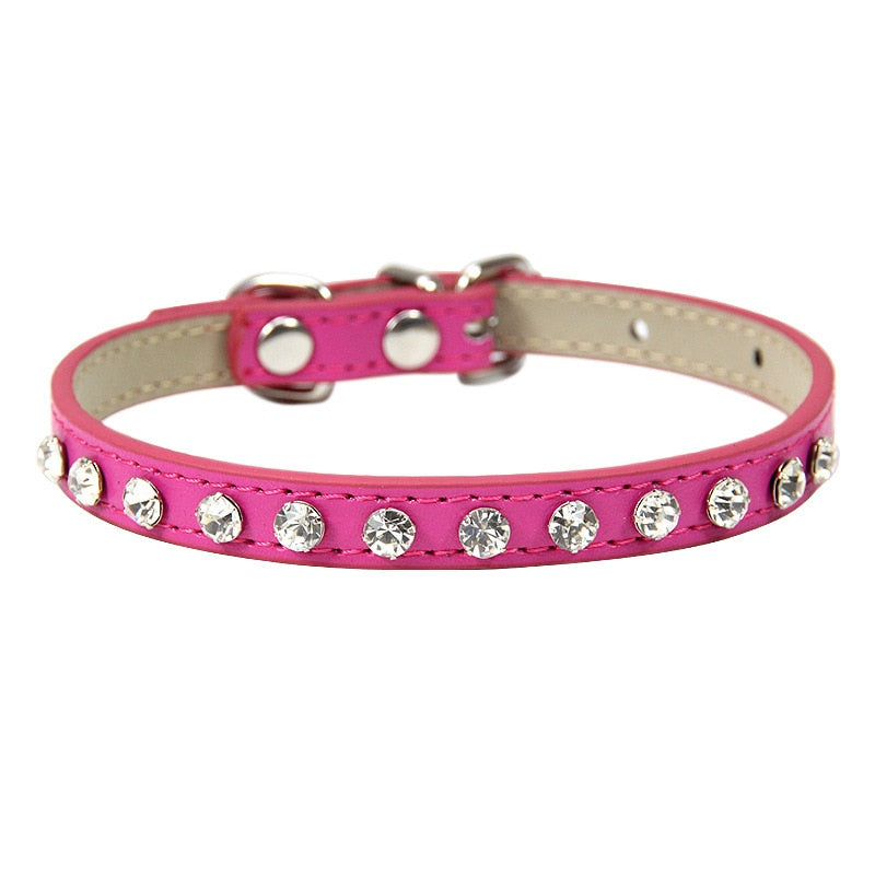 Collier en strass pour chat