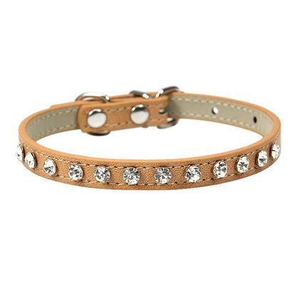 Collier en strass pour chat