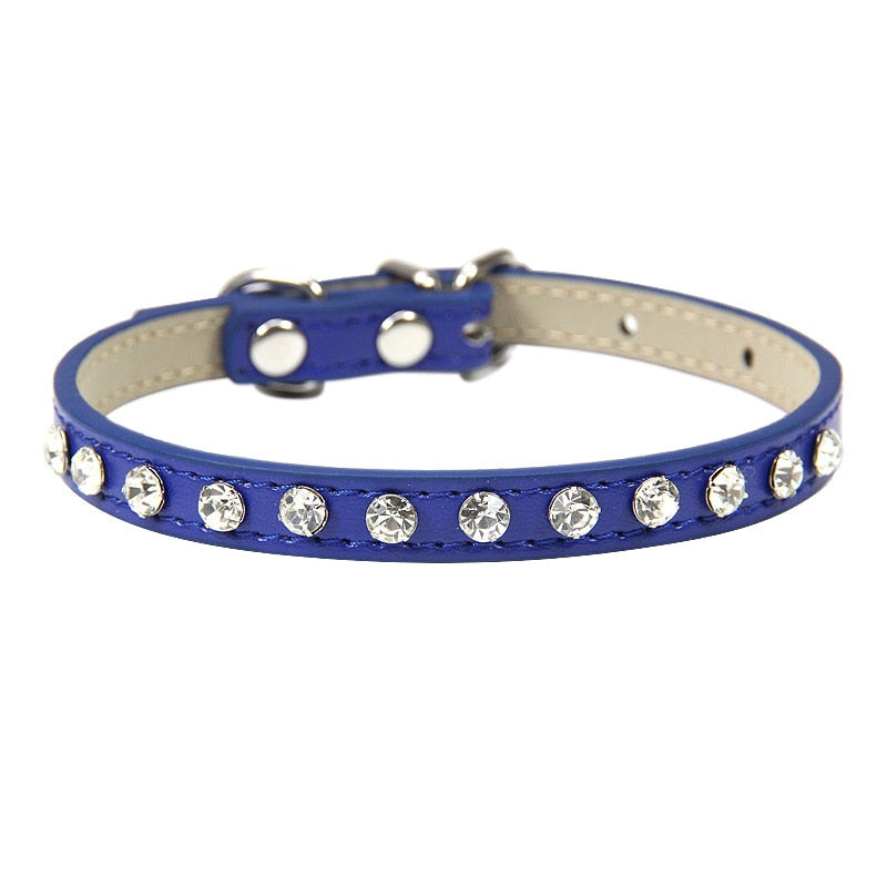 Collier en strass pour chat