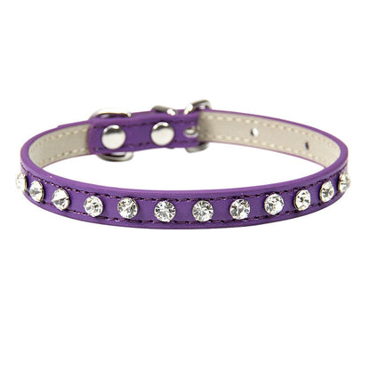 Collier en strass pour chat