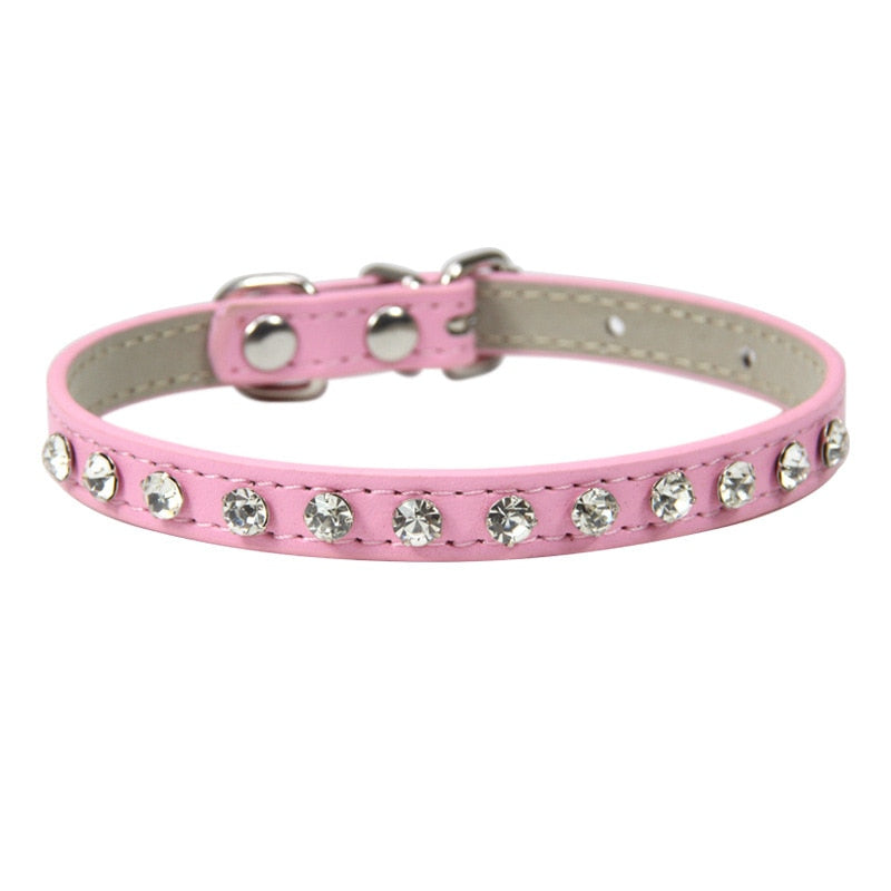 Collier en strass pour chat