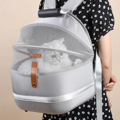 Sac à dos portable et respirant pour chat